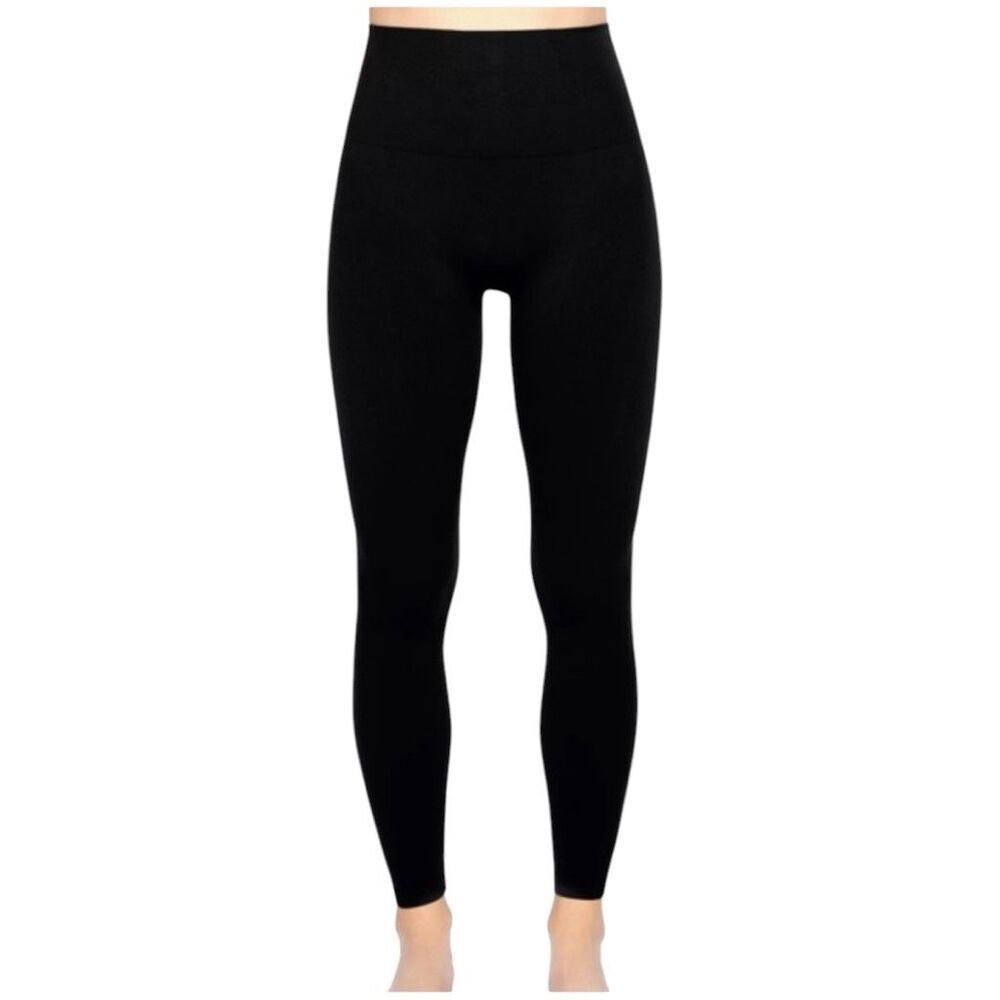 Spanx Look At Me Now  Leggings Size Large Black